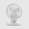 IRIS USA WOOZOO Fan with Remote, 360° Oscillating Fan, Desk Fan, Table Air Circulator, 3 Speeds, 52 ft Air Distance, Low Noise Motor, 13 Inches, White
